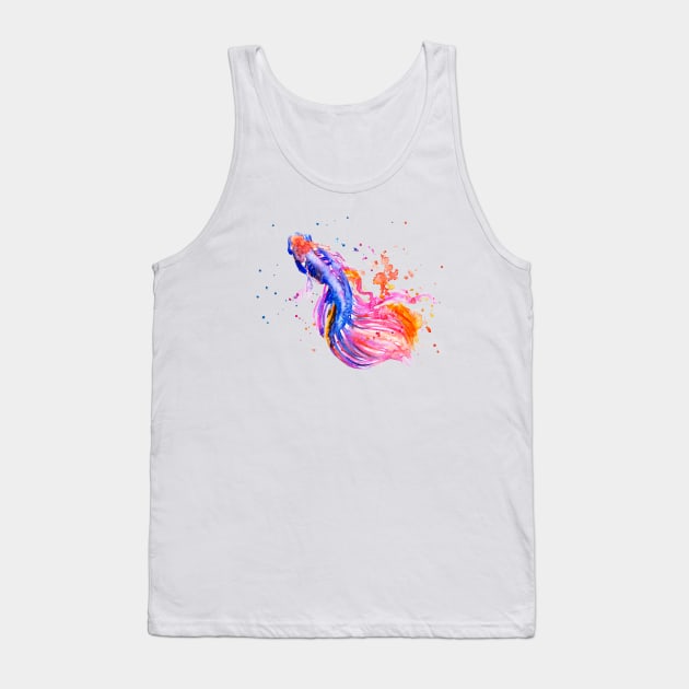 Betta Fish Swimming Tank Top by beaugeste2280@yahoo.com